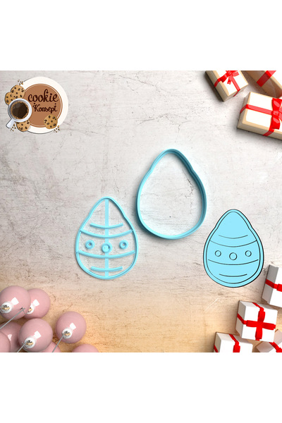 CookieKonsept قالب من الطين البوليمري على شكل بيضة |   معجون اللعب، الفوندان ...