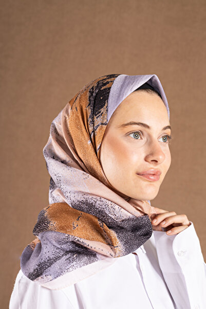 Akel Decode Scarf Pastel Pattern