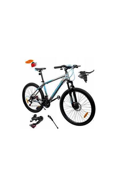 MalTrack Bicicleta MTB26 Grey / Blue, 21 viteze, cadru 18", roti 26"