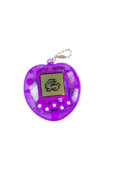 LEAN Jucărie electronică tamagotchi în formă de inimă pentru copii, violet, 4009