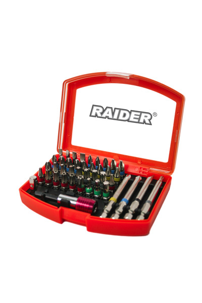 Raider Set de biți pentru acasă cu 42 de biți și suport magnetic 1/4'', 158902