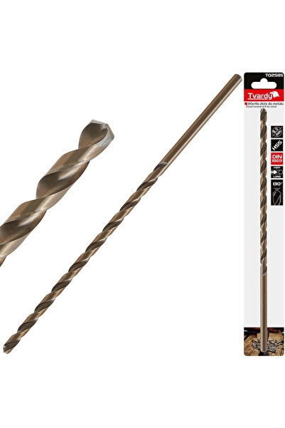 Tvardy HSS Drill for Metal 8.5 x 305 mm DIN 1869, T02585