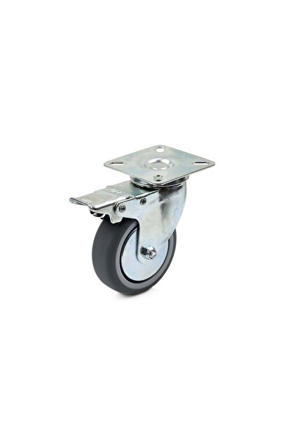 GEKO Swivel Wheel with Brake PP/TPR 75 mm G71513