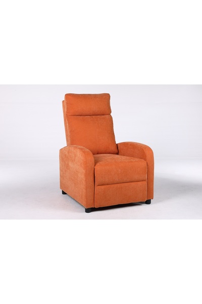 RFAN Premium Recliner Armchair, Maximum Comfort, Elegant Design, Orange