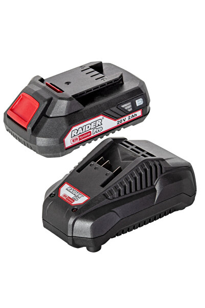 Raider Încărcător și baterie Li-ion 20V 2Ah 1h pentru RDP-R20, 032120