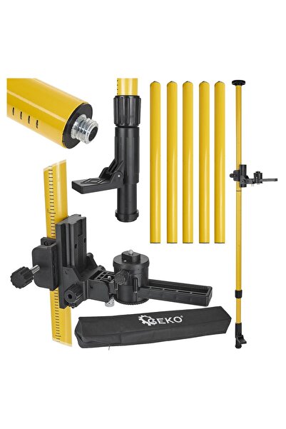 GEKO Tijă telescopică 420 cm cu adaptor pentru poziții înclinate, G03309