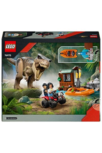 LEGO Jurassic World T. rex Nehir Kaçışı 76975 - 5 Yaş ve Üzeri Çocuklar için Yaratıcı Oyun