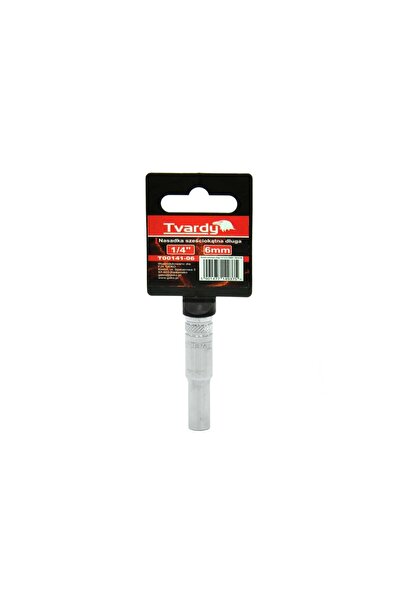 Tvardy Long Hexagonal Socket 1/4" 6mm, T00141-06