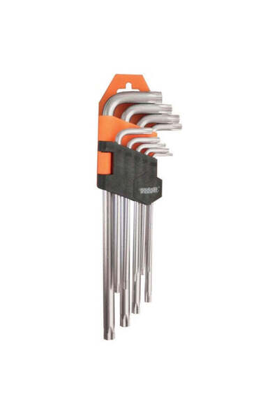 Gadget Set CHEI cu profil TORX (fără gaură), TX 10-TX 50, 9 buc.,