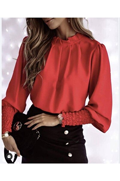 GLAMSI Casual shirt with high elastic cuffs