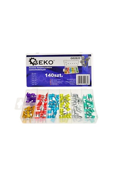 GEKO Set siguranțe auto, 140 piese, G02825