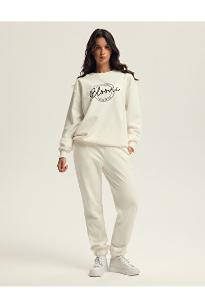 Bloovii Pantaloni sport pentru femei, croială lejeră, cu buzunare, cu manșete...