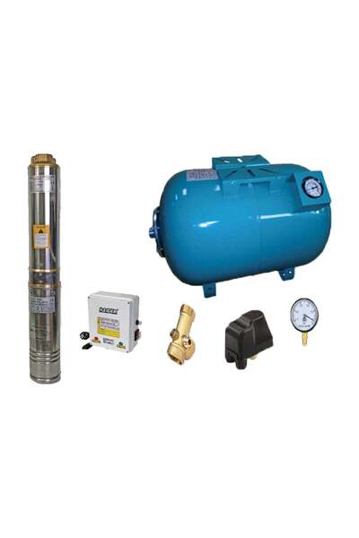Raider Kit complet sistem hidrofor, pompă de apă submersibilă RD-WP31/50, rez...