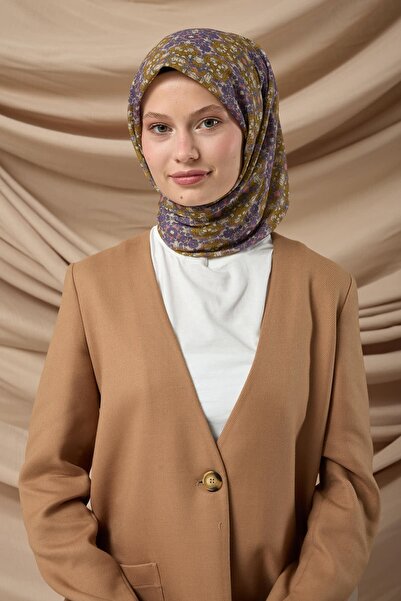 Silk Home Mosaic Pattern Soft Cotton Scarf