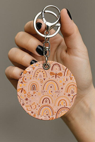 Cekuonline White Stitched Auto Vehicle / Car - Motor Leather Patterned Pink K...