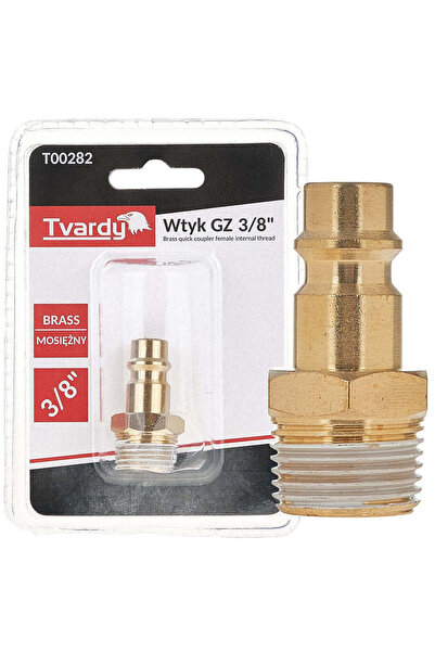 Tvardy Conector rapid tip mascul, alamă, filet exterior 3/8", T00282