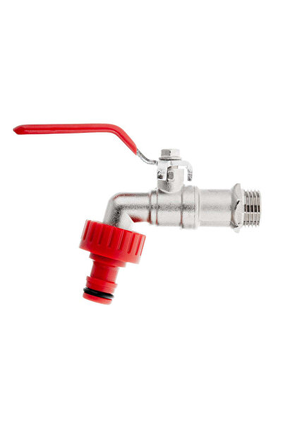 GEKO Set robinet 1/2" cu filet 3/4" și cuplaj furtun, G70185