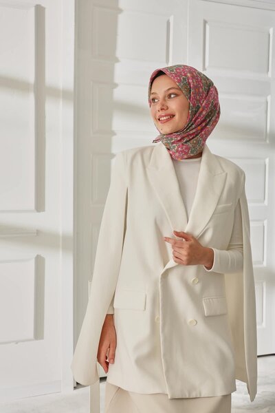 Silk Home Mosaic Pattern Soft Cotton Scarf