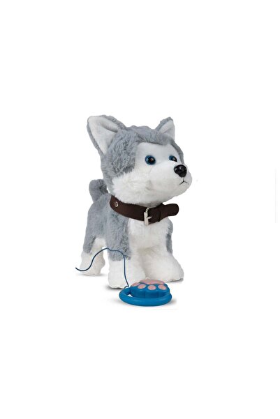 MalPlay Câine Husky interactiv cu lesă și telecomandă, 109439