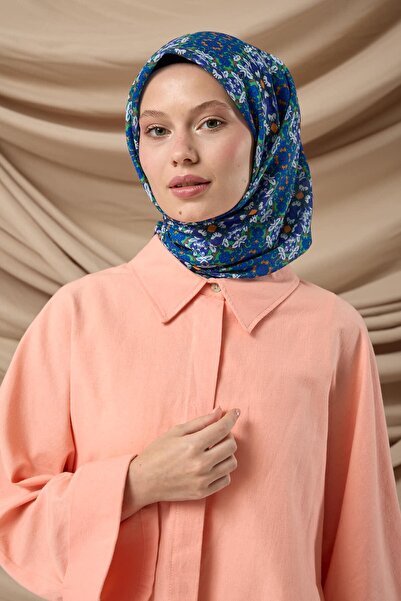 Silk Home Mosaic Pattern Soft Cotton Scarf