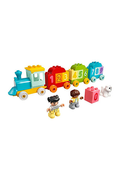 MATMEL 4 Pcs Lego Number Train Learn to Count