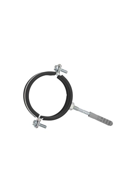 GEKO Clemă metalică cu cauciuc pentru fixarea țevilor în perete, 3", 87-92 mm...