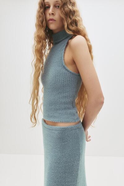 Pull & Bear Soft touch midi etek