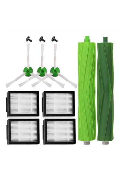 KESNUP Аксесоари за робот прахосмукачка, бяло / зелено