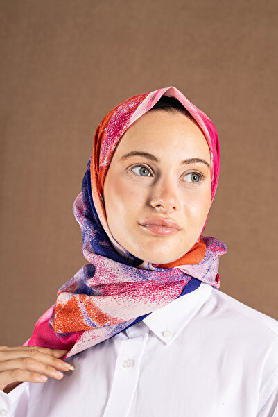 Akel Decode Scarf Pastel Pattern