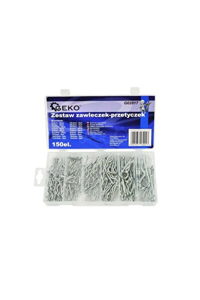 GEKO Set de scule cu colț de așchie 150 piese, G02817