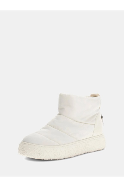 Guess Unara Women's Cream Boots Flfunofap10-Ivory