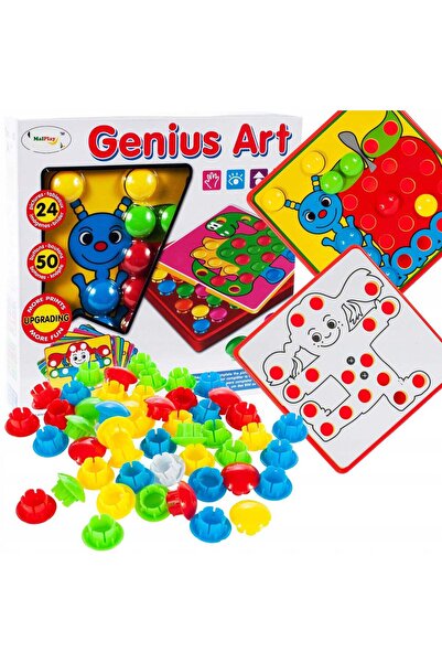 MalPlay Mosaic Puzzle with Mushroom-Type Pieces, 107320