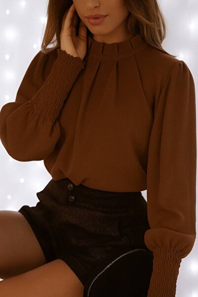 GLAMSI Casual shirt with high elastic cuffs