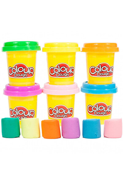 MalPlay Set 6 tuburi de lut modelabil multicolore, 100191