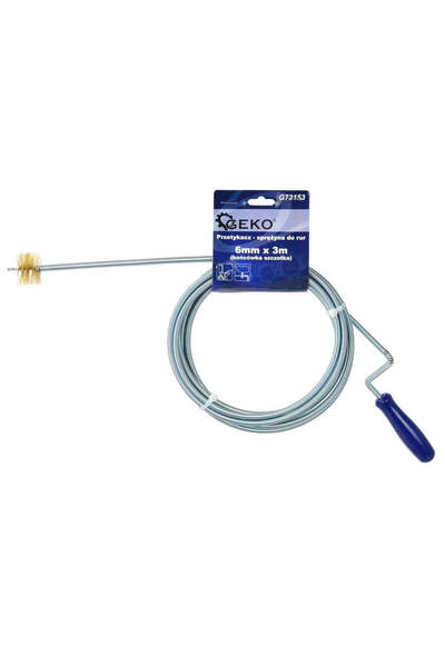 GEKO Device for pipe cleaning with brush 6 mm x 3 m, G 73153