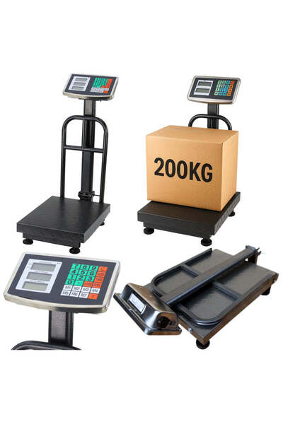 LEAN Electronic Scale with LCD Display for Storage, 20 g - 200 kg, 26624