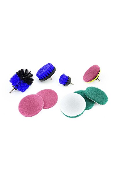 GEKO Set 10 Brushes for Electric Screwdriver Cleaning G00881