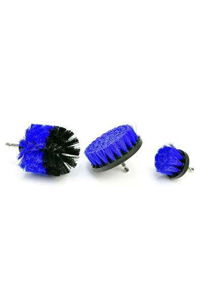 GEKO Set 3 Cleaning Brushes for Electric Screwdriver G00880