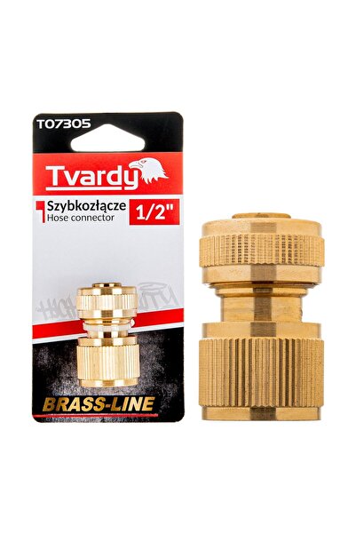 Tvardy Conector furtun 1/2" alamă, T07305