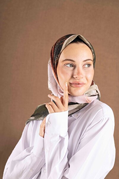 Akel Decode Scarf Pastel Pattern