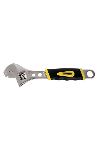 Topmaster Adjustable Wrench with Ergonomic Handle 200mm, 290908