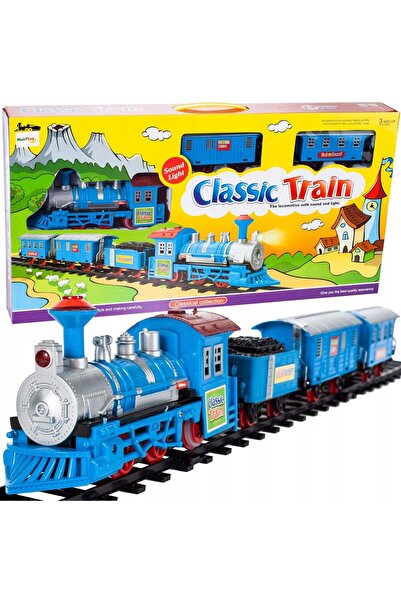 MalPlay Trenul clasic albastru TOMEK, 102005