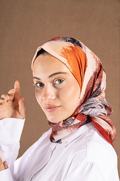 Akel Decode Scarf Pastel Pattern