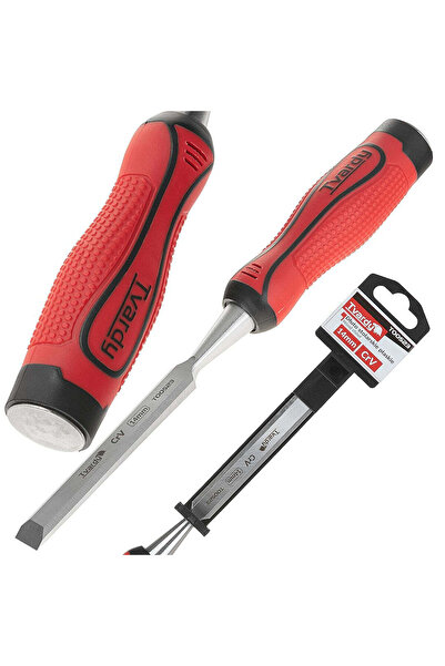 Tvardy Flat Chisel Cr-V for Carpentry, 14 mm, T00523