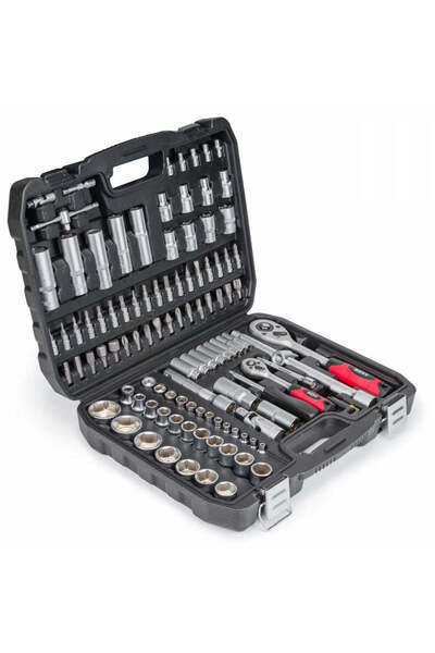 Powermat Set de chei cu soclu BEST CRV, PM-BK-108-01, 108 buc.