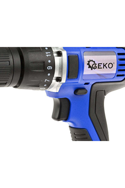 GEKO Șurubelniță/Gurghiu electric Geko, 45 Nm, 13 mm + 2 baterii Li-ion 18V 2...