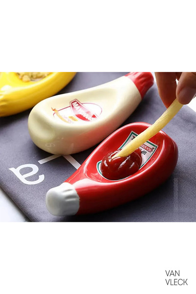 VAN VLECK Ceramic Ketchup Sauce Bowl – Stylish, Durable, and Convenient Kitchen Sauce Dish