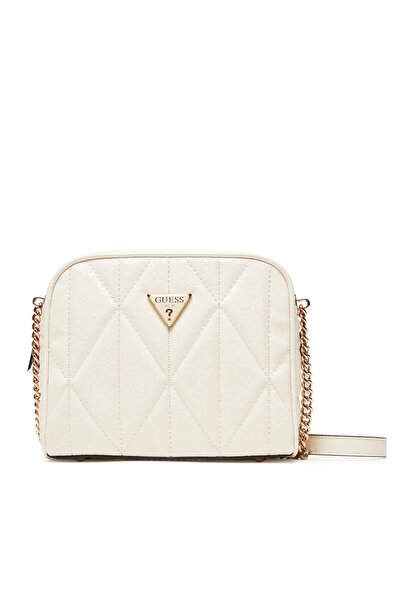 Guess Γυναικεία Τσάντα Χειρός Λευκή HWGG9663140