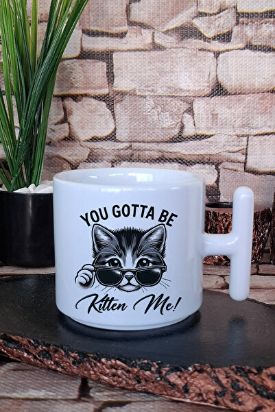 giftkonsept كوب قهوة لاتيه مطبوع عليه هدية مضحكة للقطط ذات طابع بسيط ومرح لمح...