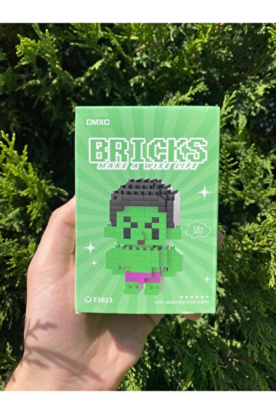 Innovate Store Brıcks Kitty Brıck Hulk Avengers Sevimli Karakter Eğitici Eğle...